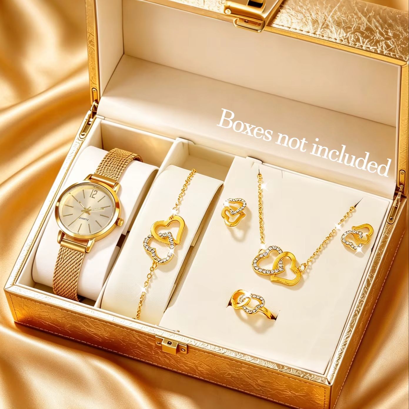 Luxury Watch Gift For Her - Satu Set 6 Buah Jam Tangan