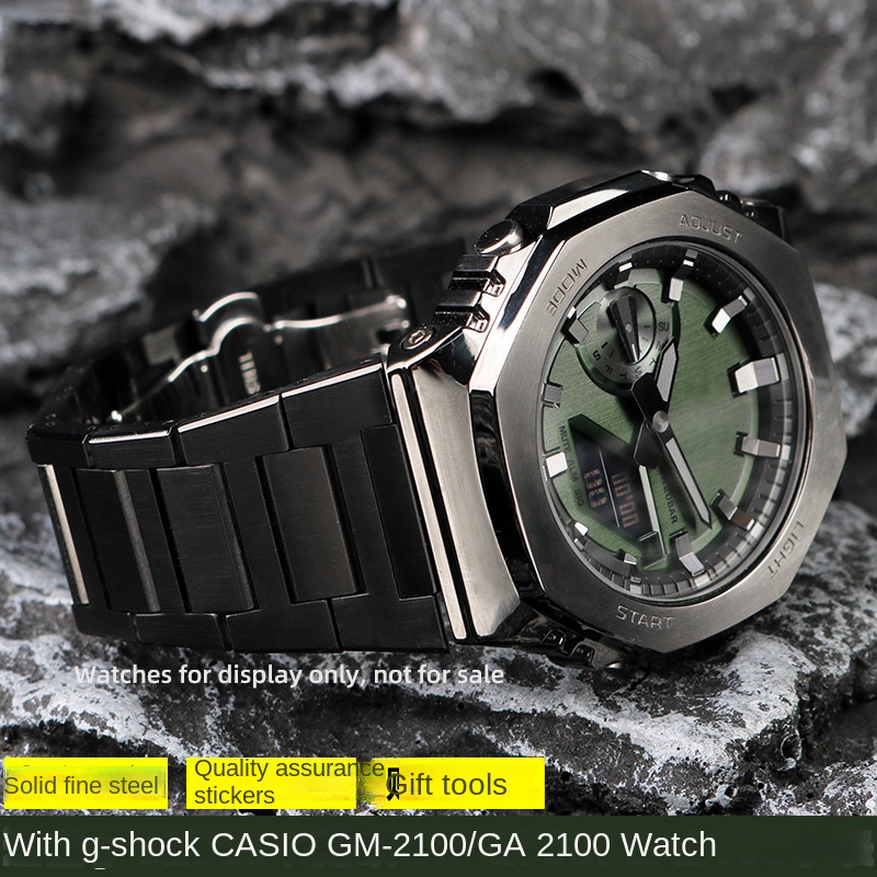 GA2100 tali logam seri CasiOak - Casio Watch G-Shock Ga-2100 ulasan dan harga