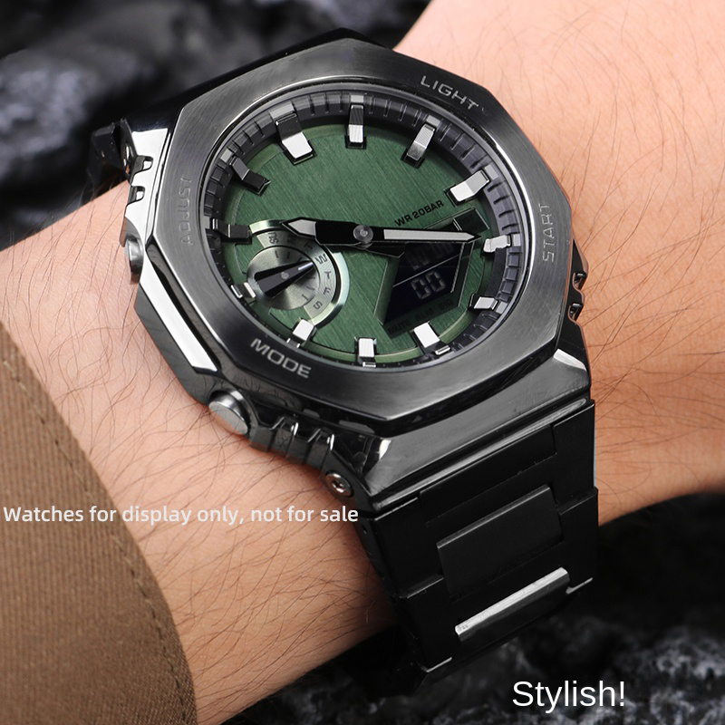 GA2100 tali logam seri CasiOak - Casio Watch G-Shock Ga-2100 ulasan dan harga