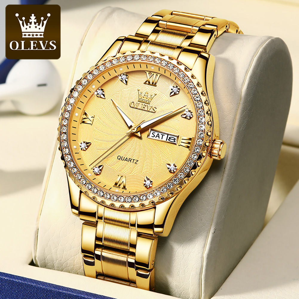 OLEVS 5565 Jam Tangan Kuarsa B - Luxury Watch Maker ulasan dan harga