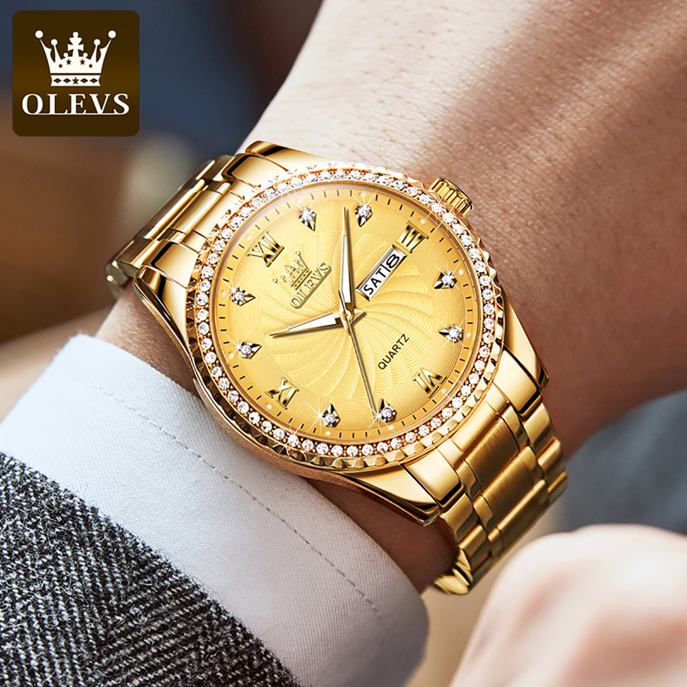 OLEVS 5565 Jam Tangan Kuarsa B - Luxury Watch Maker ulasan dan harga