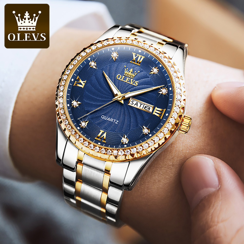 OLEVS 5565 Jam Tangan Kuarsa B - Luxury Watch Maker ulasan dan harga