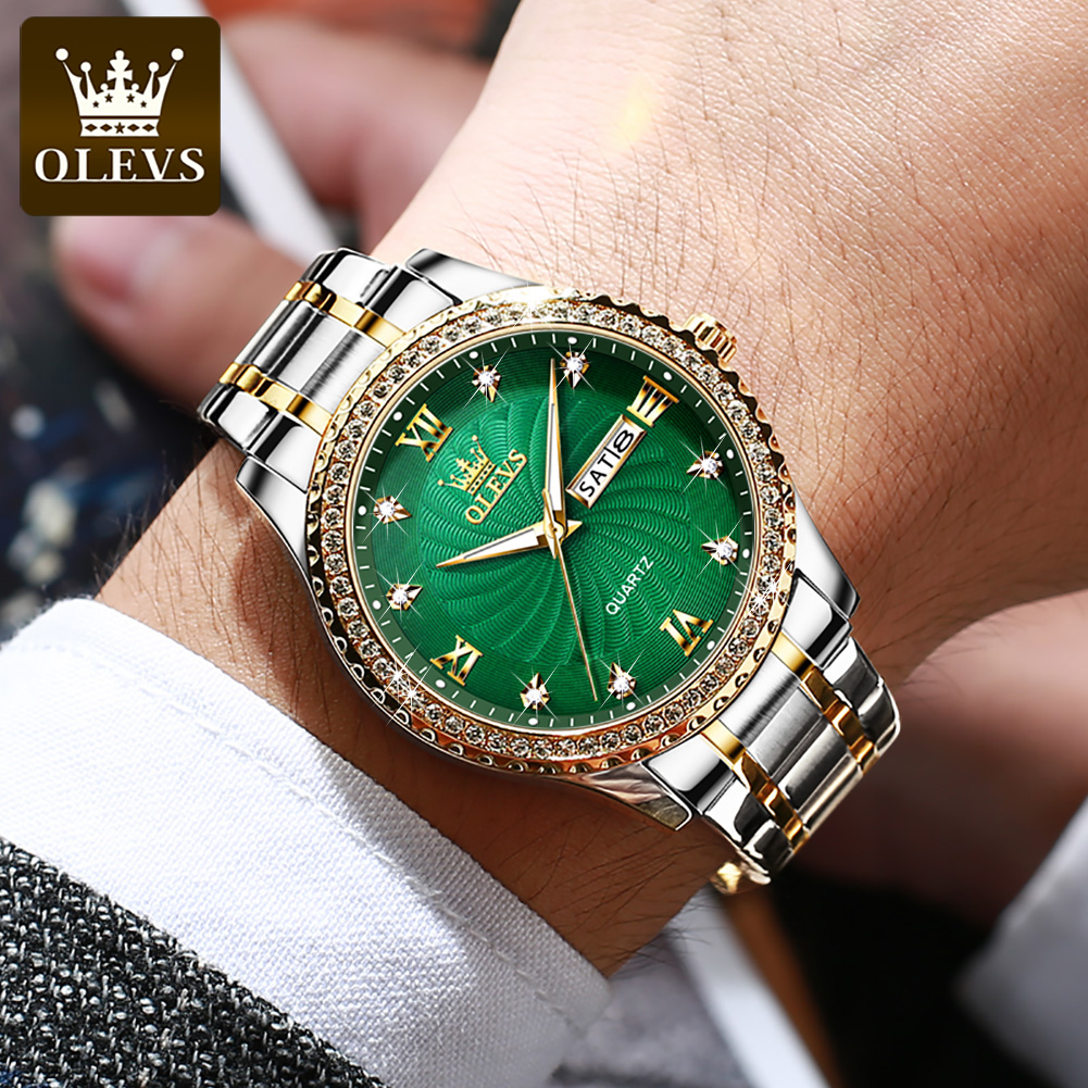 OLEVS 5565 Jam Tangan Kuarsa B - Luxury Watch Maker ulasan dan harga