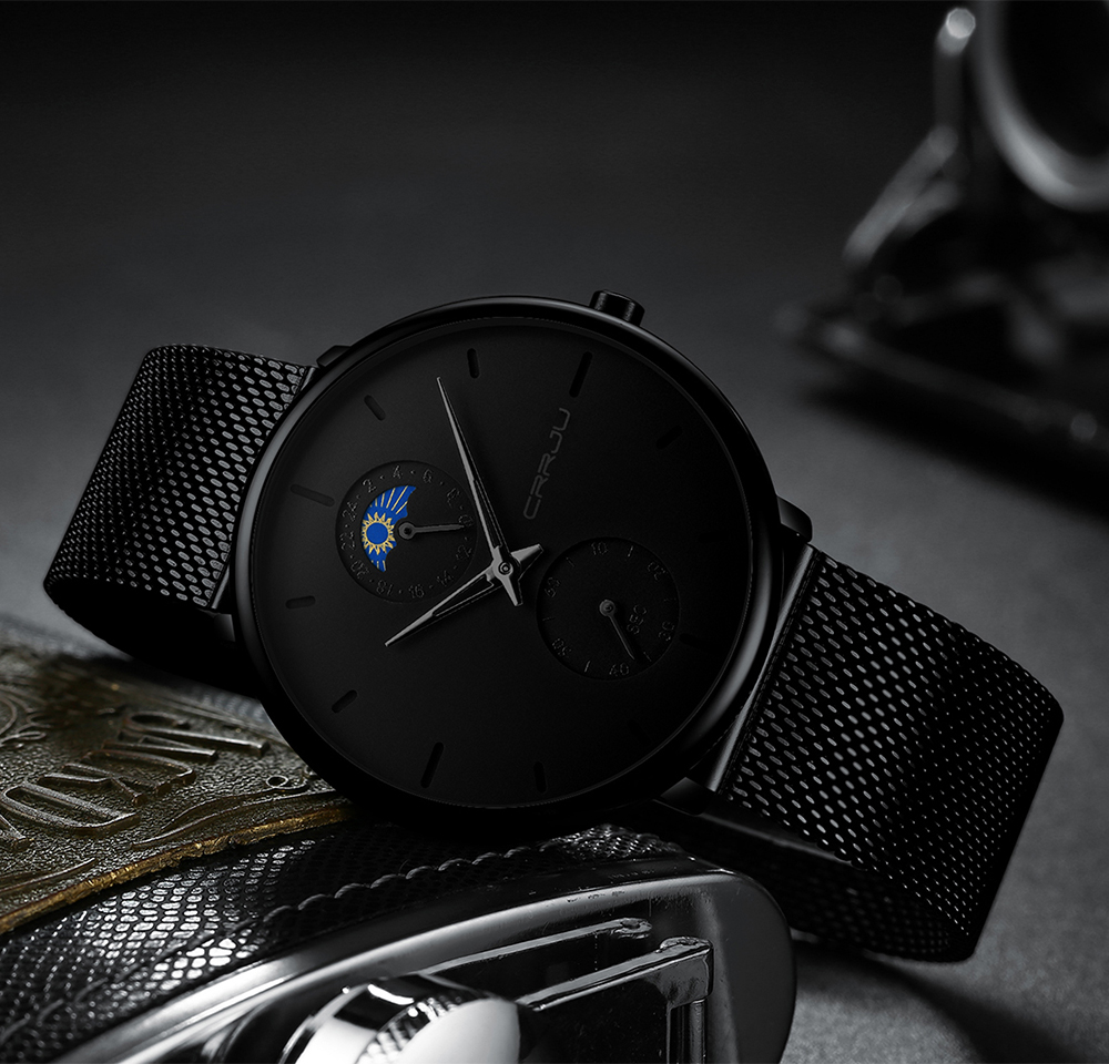 CRRJU, Jam Tangan Pria Mewah d - Luxury Watch Investment ulasan dan harga