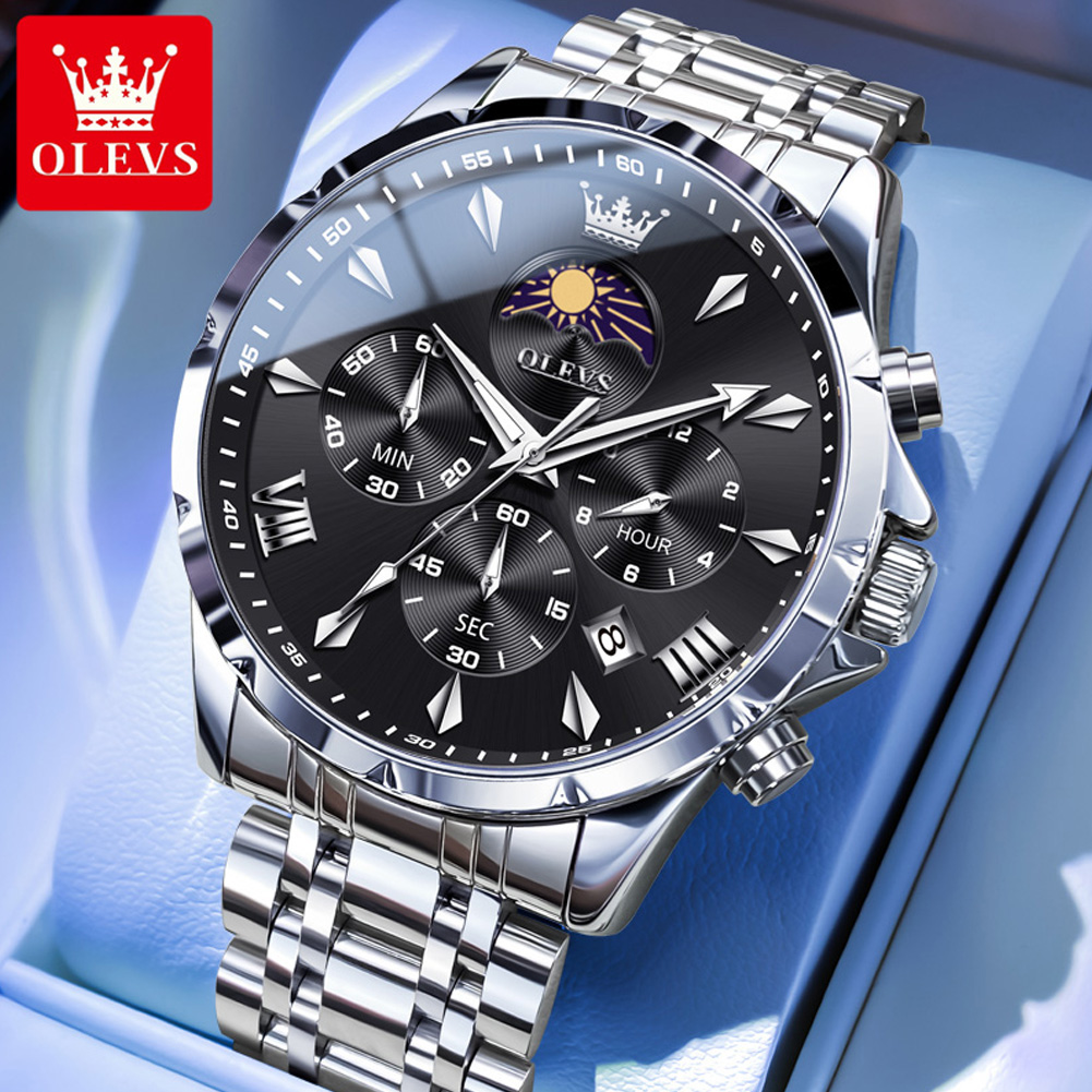 Jam Tangan Pria OLEVS 3653 den - Luxury Watch Maker ulasan dan harga