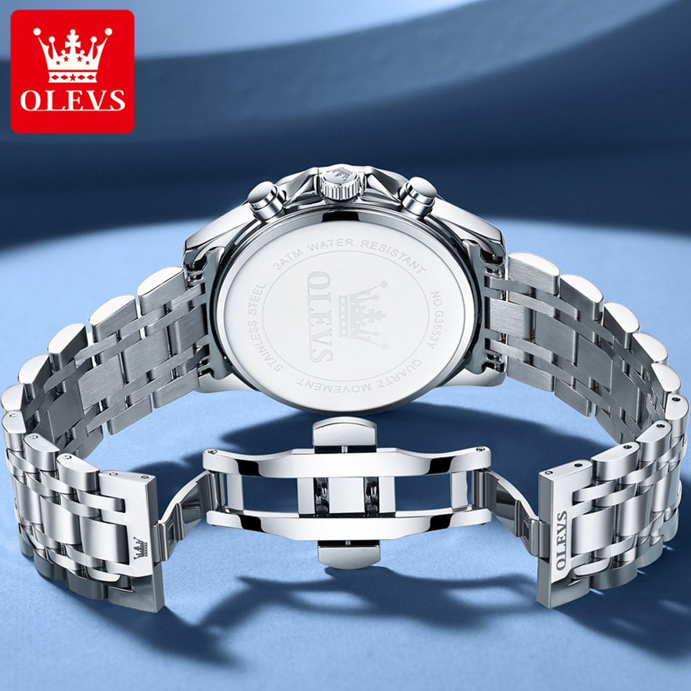 Jam Tangan Pria OLEVS 3653 den - Luxury Watch Maker ulasan dan harga