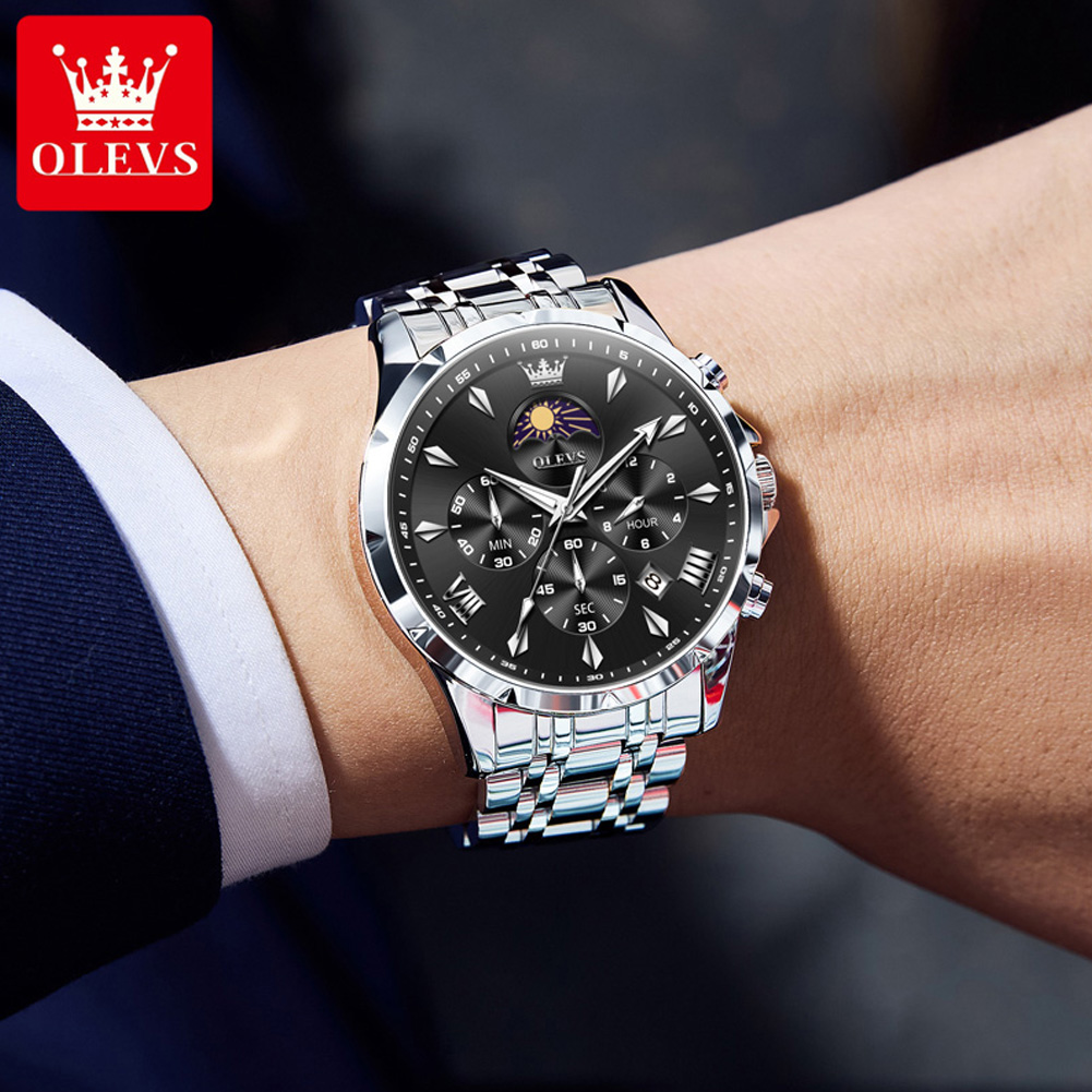 Jam Tangan Pria OLEVS 3653 den - Luxury Watch Maker ulasan dan harga