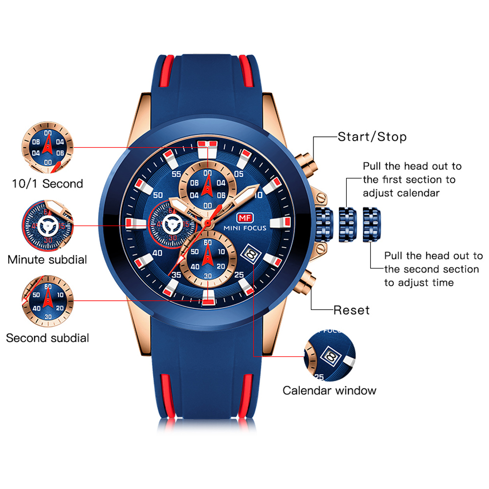 MINI FOCUS jam tangan pria jam - Luxury Watch Investment ulasan dan harga