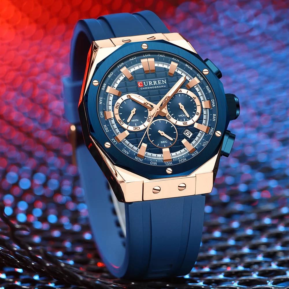 CURREN jam tangan kronograf pr - Luxury Watch Investment ulasan dan harga