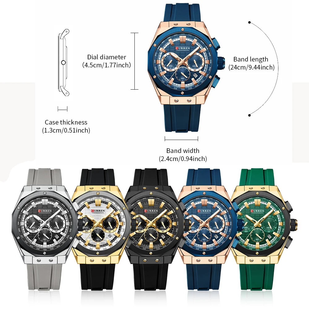 CURREN jam tangan kronograf pr - Luxury Watch Investment ulasan dan harga